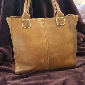 Bob Timberlake Distressed Leather Handbag